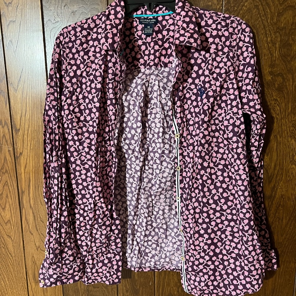 US Polo button up blouse